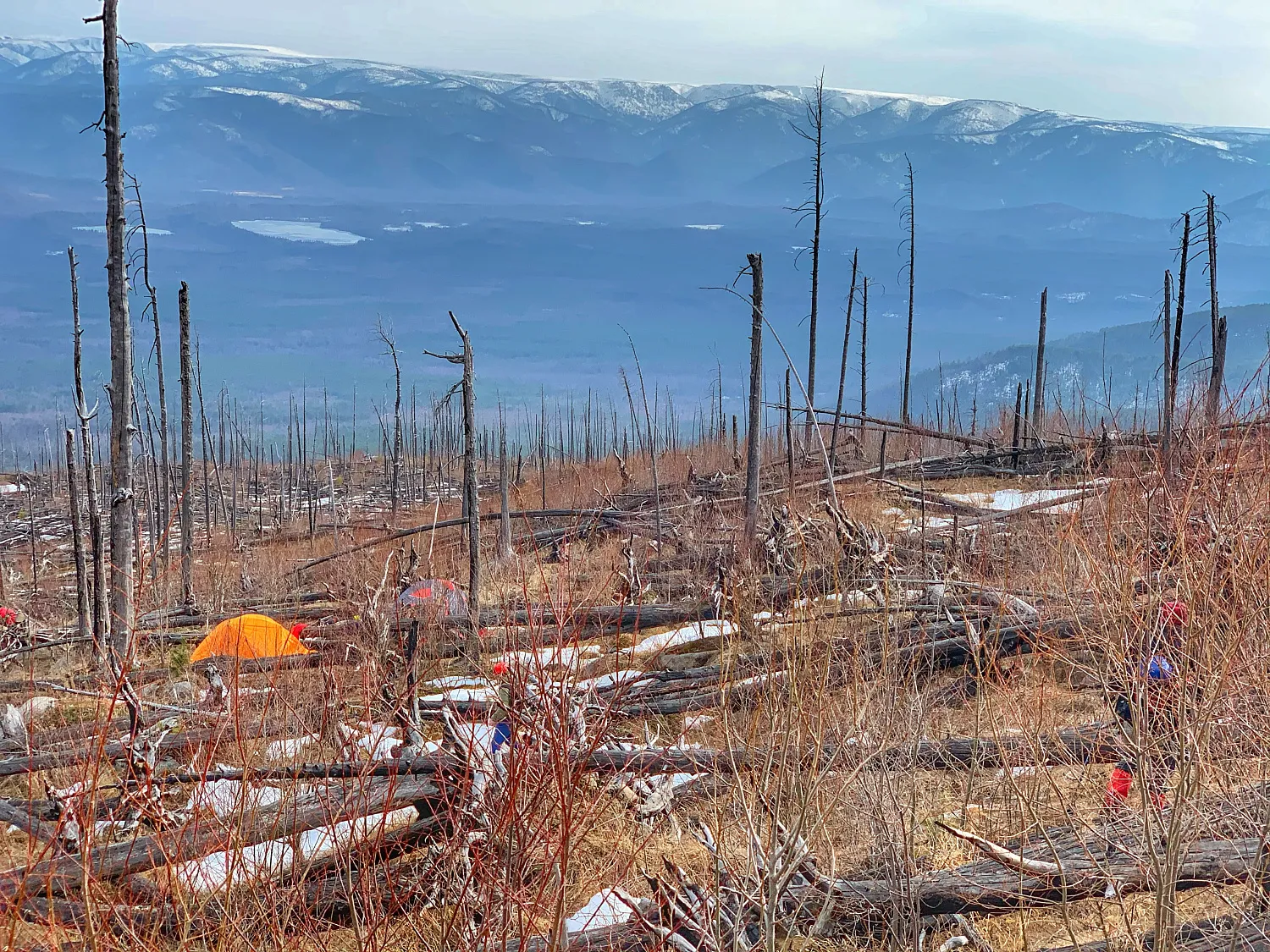 Разведка на гору Восточных Саян "Ара-Ошей" высота 3244 м