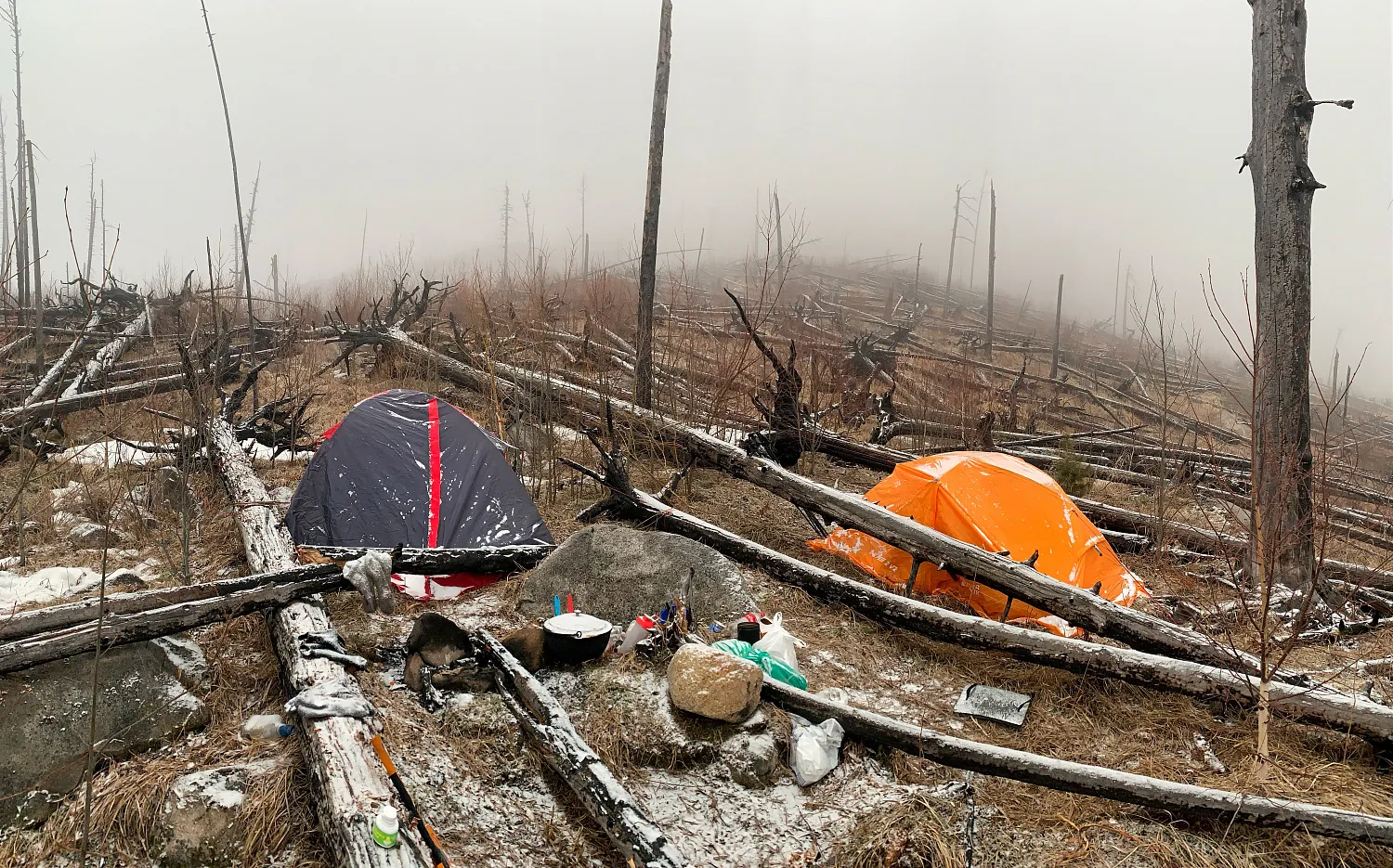 Разведка на гору Восточных Саян "Ара-Ошей" высота 3244 м
